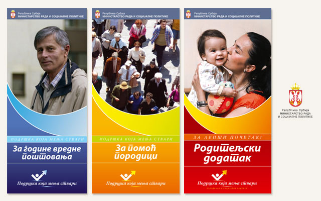 Ministarstvo rada i socijalne politike / grafička priprema / print dizajn